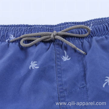 waterproof quick dry men swim trunks short printing